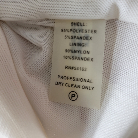 Calvin Klein black and white dress with pockets, size 12 - Picture 4 of 4